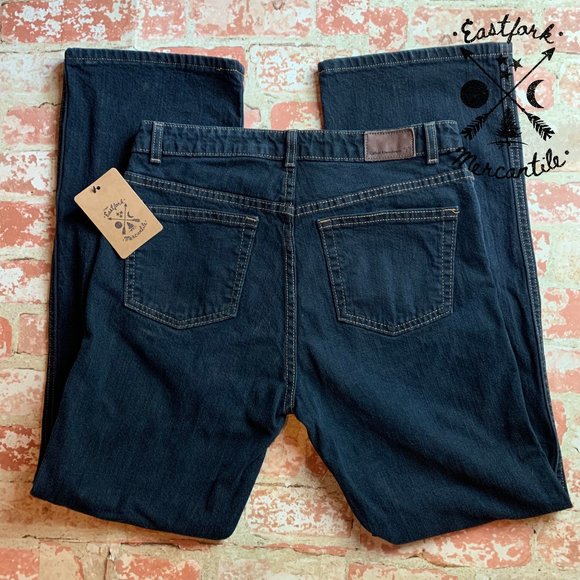 CALVIN KLEIN JEANS Ladies Stretch Easy Fit Bootcut Jeans 8 - Picture 2 of 4